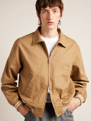 Colonia Archive Canvas Jacket (Beige) Men's Detail