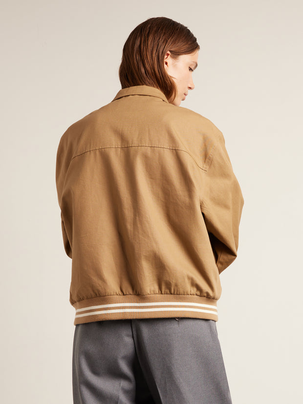Colonia Archive Canvas Jacket (Beige) Women's Back