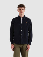 Fontella Slim Fit Corduroy Shirt (True Navy) Front