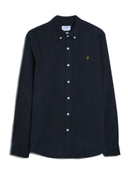 Fontella Slim Fit Corduroy Shirt (True Navy) Flat