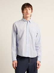 Haskins Archive Stripe Shirt (Sky Blue) Men's Front