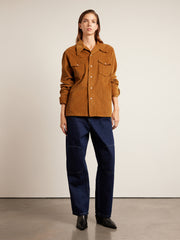 Montwood Archive Cord Overshirt (Rich Tobacco) Women's Styled