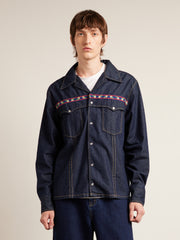 Isidro Archive Denim Shirt (Mid Denim) Men's Front