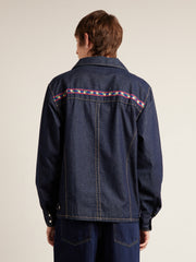 Isidro Archive Denim Shirt (Mid Denim) Men's Back