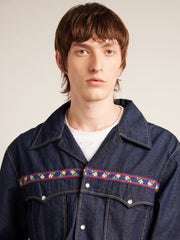 Isidro Archive Denim Shirt (Mid Denim) Men's Detail