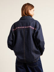 Isidro Archive Denim Shirt (Mid Denim) Women's Back