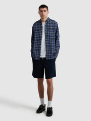 Macgregor Check Shirt In Sigil Blue