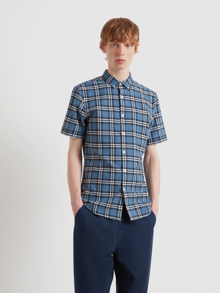 Brewer Check Short Sleeve Shirt Tide