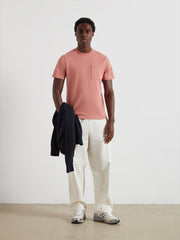 Stacy Pocket T-Shirt (Varsity Pink) Styled