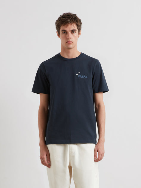 Roderick T-Shirt In Blue | Farah® Online