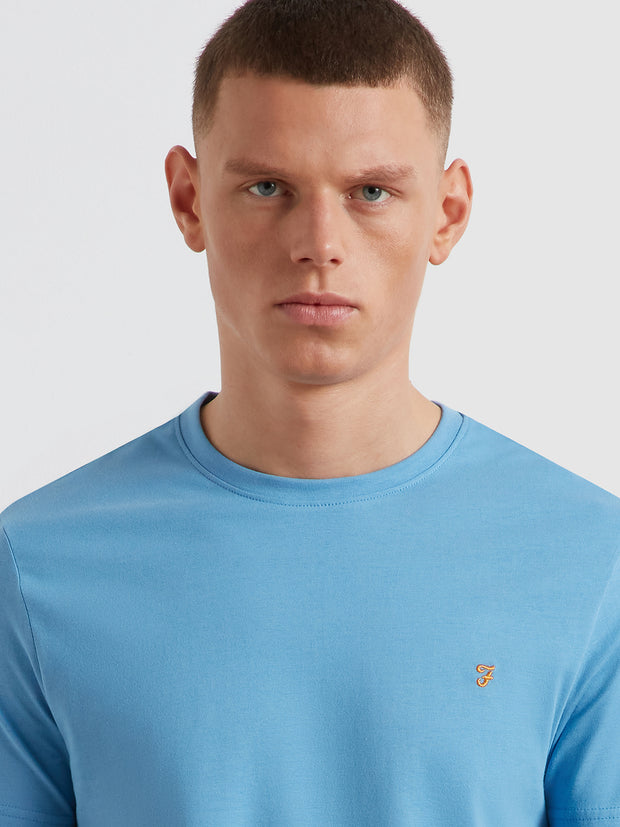 Barnet T-Shirt (Reef Blue) Detail