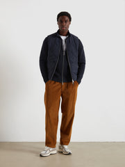 Campbell Quilted Gilet (True Navy) Styled