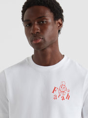 Marcham Graphic T-Shirt (White) Detail