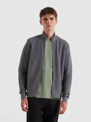 Seaton Zip Through Sweatshirt (Grey Shade) Front