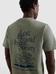 Marcham Graphic T-Shirt (Tarragon Green) Detail