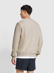 Galli Twill Crew Neck Sweatshirt In Fog