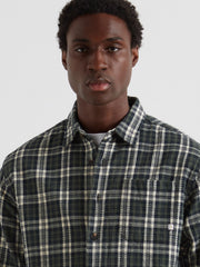 Hardaker Check Overshirt (Rosemary) Detail
