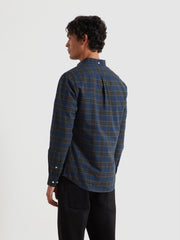 Brewer Check Oxford Shirt (Evergreen) Back