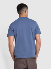 Danny Regular Fit Organic Cotton T-Shirt In River Bed