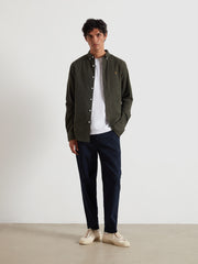 Milners Shirt (Evergreen Marl) Styled