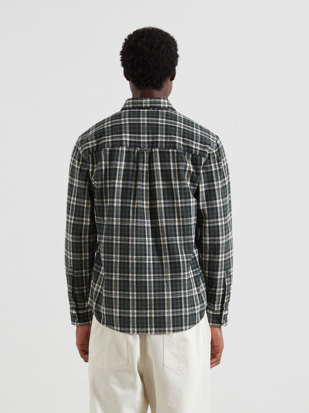 Hardaker Check Overshirt (Rosemary) Back