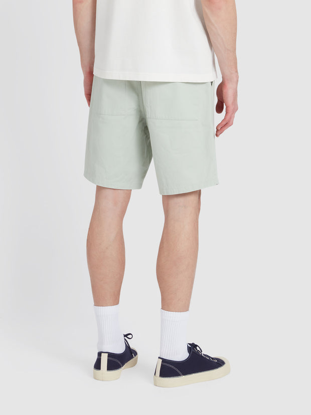 Sepel Twill Shorts In Grove Green
