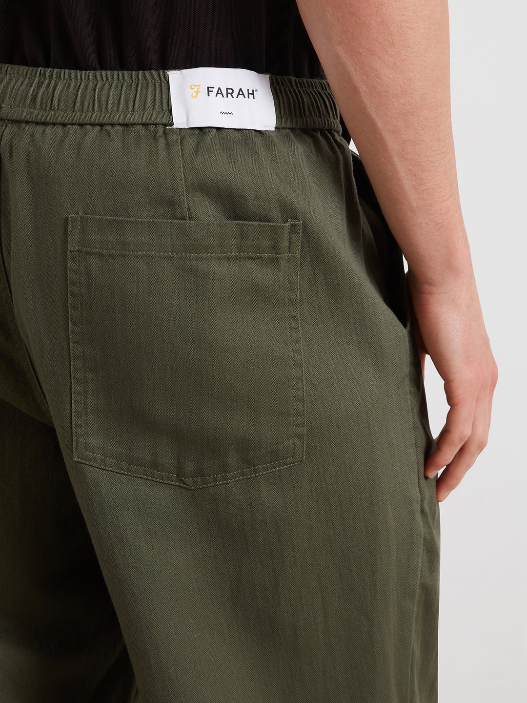 パンツ everyone FARAH wool adjustable trousers Greenport Trousers In Green | Farah® Online