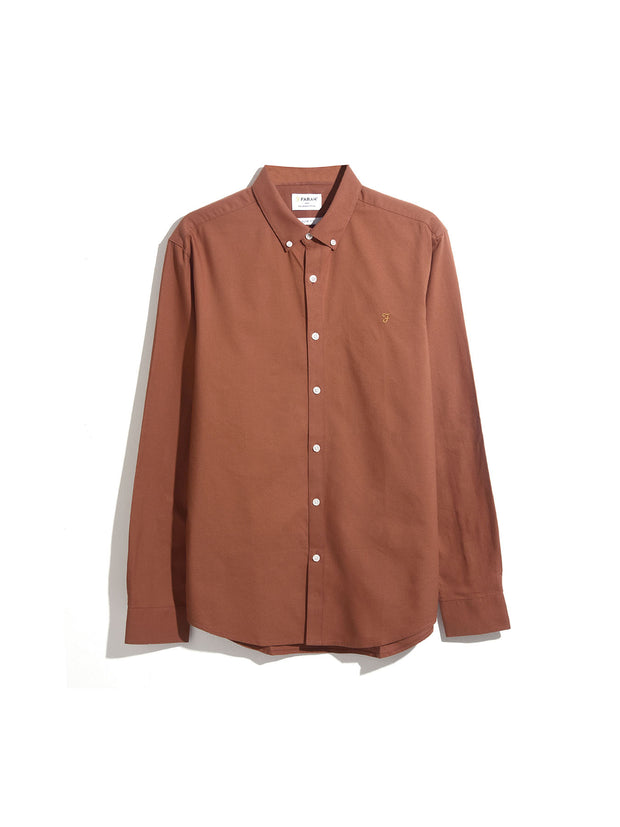 Brown oxford shirt 2025