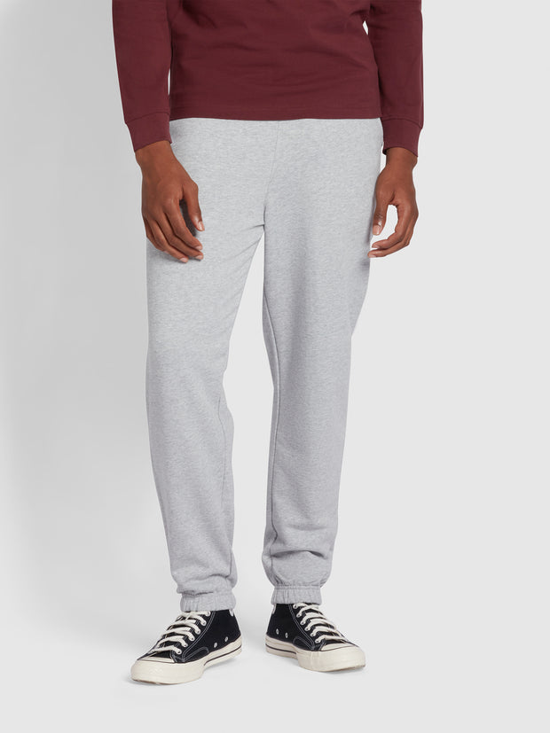 Durrington Organic Cotton Jogger In Light Grey Marl