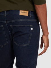 Elm Regular Fit Stretch Jeans In Rinse Denim