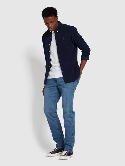 Elm Jean classique stretch - Worn Indigo