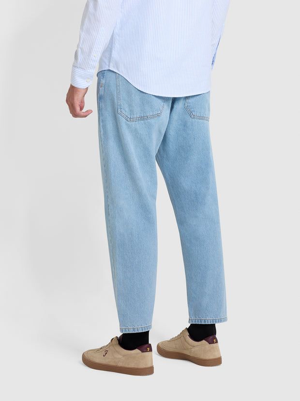 Hawtin – Cropped-Jeans mit entspannter Passform in Archiv-Waschung