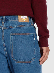 Hawtin Cropped Denim Jeans In Vintage Wash