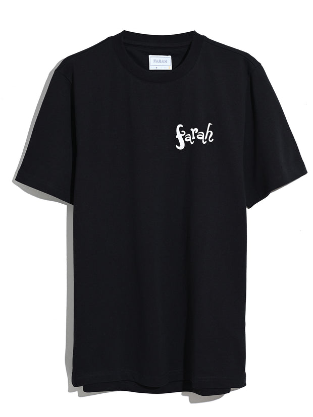 Southey Graphic T-Shirt (Black) Front Flat