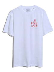 Marcham Graphic T-Shirt (White) Front Flat