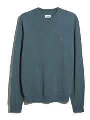 Maidstone Lambswool Sweater (Chalk Blue) Flat