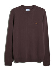 Maidstone Lambswool Sweater (Dusky Mauve) Flat