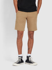 Hawk Short Chino en coton biologique - Beige