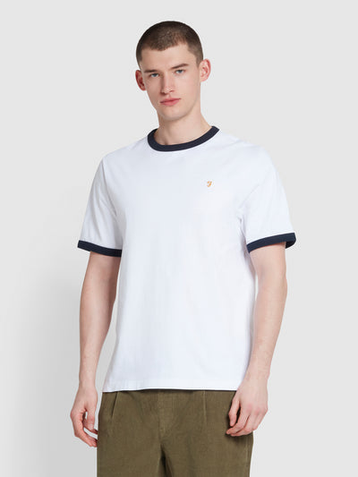 Groves Regular Fit T-Shirt In White