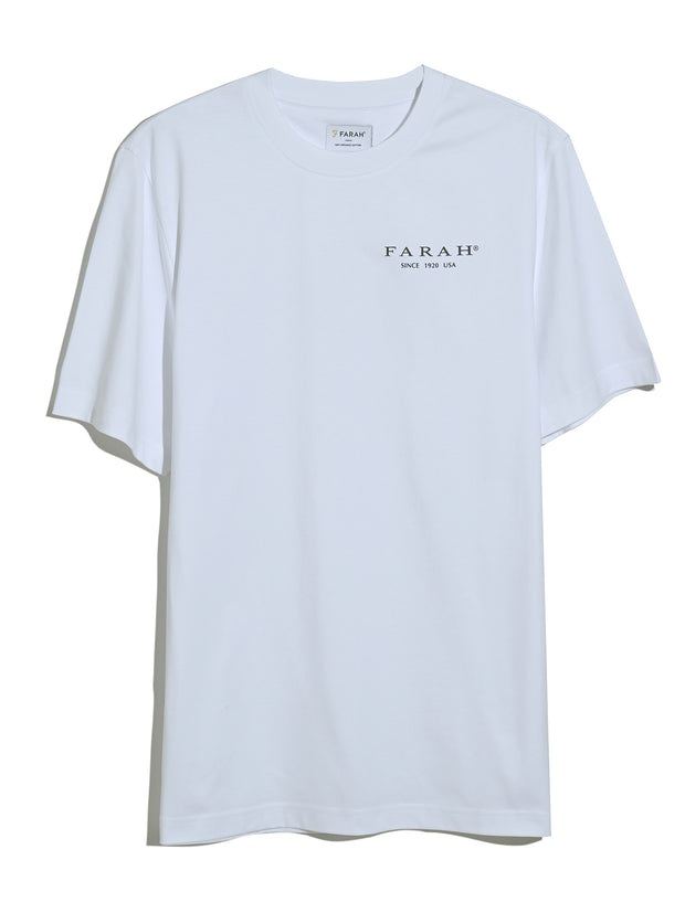 Lansdown Graphic T-Shirt (White) Flat