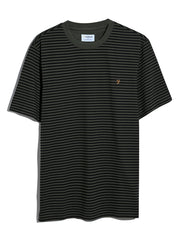 Castle Stripe T-Shirt (Evergreen) Flat