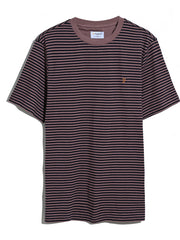 Castle Stripe T-Shirt (Dusky Mauve) Flat