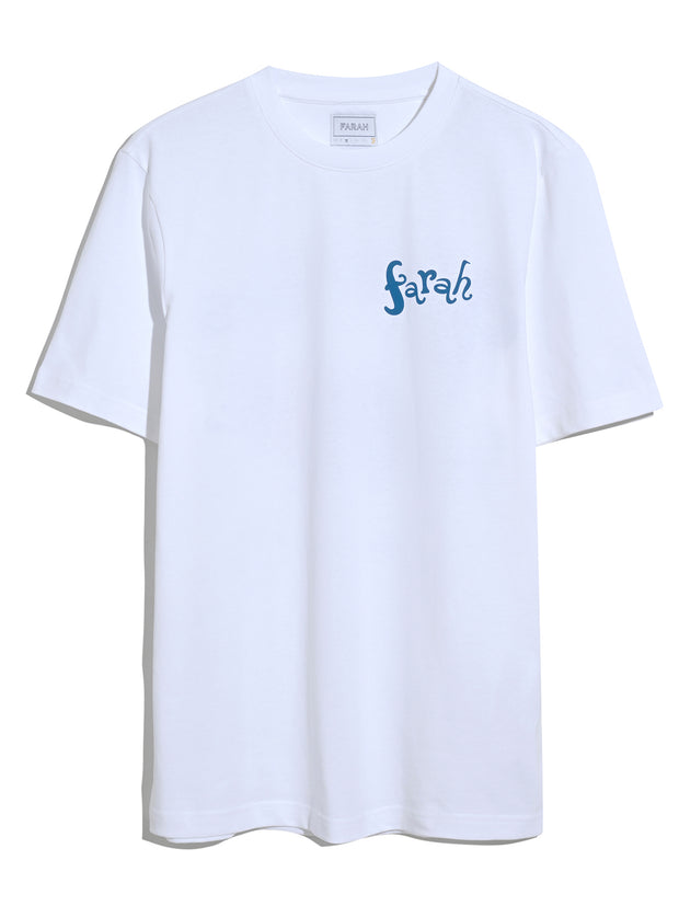 Southey Graphic T-Shirt (White) Front Flat