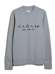 Lynmouth Graphic Sweatshirt (Light Grey Marl) Flat
