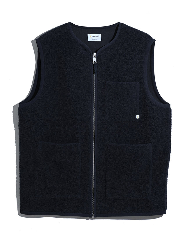 Abbott Gilet (True Navy) Flat