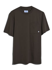 Stacy Pocket T-Shirt (Clove Brown) Flat