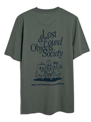 Marcham Graphic T-Shirt (Tarragon Green) Back Flat