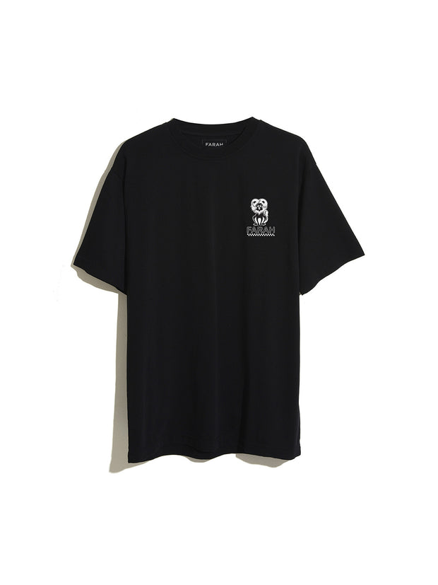 Harker Graphic T-Shirt (Black) Front Flat