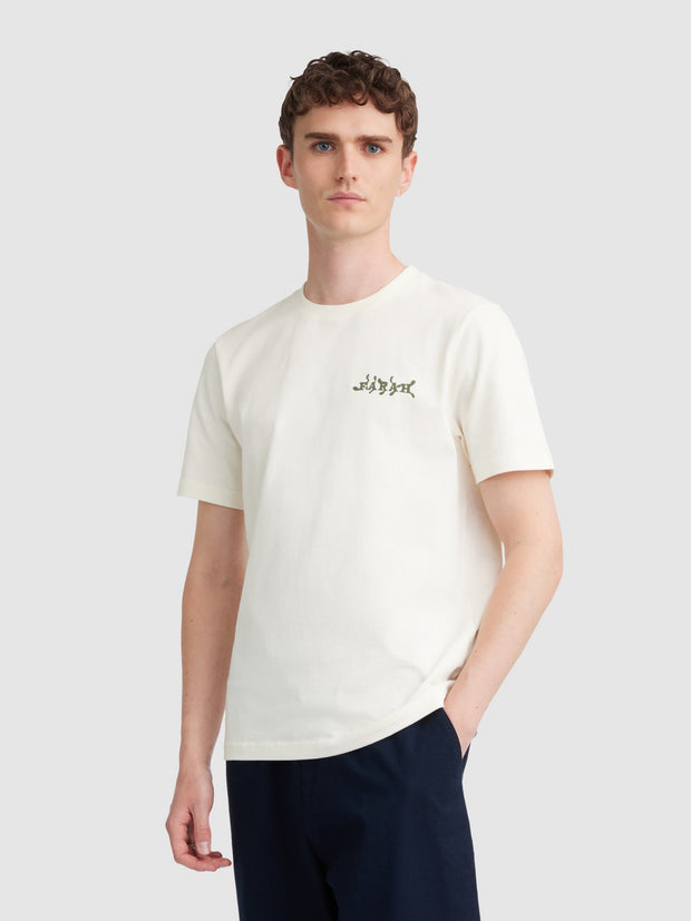 Amesbury Graphic T-Shirt In Ecru