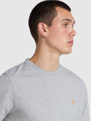 Danny T-Shirt ajustée en coton biologique - Grey Marl